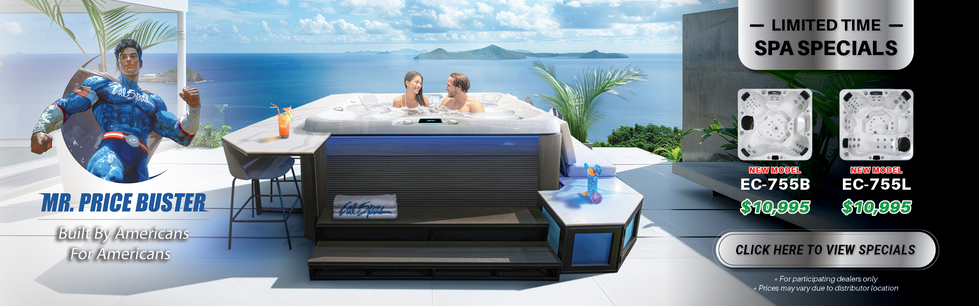 Calspas hot tub being used in a family setting - Reno